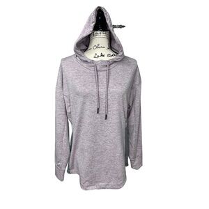 Tangerine Lavendar and Gray Pullover Super Soft Hoodie Size Medium